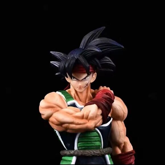 New Anime Dragon Ball Z Action Figure Bardock w/extra Head 24cm - Picture 7 of 7